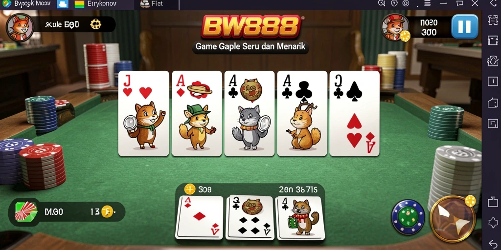 Tampilan gameplay BW888 yang seru dan interaktif.