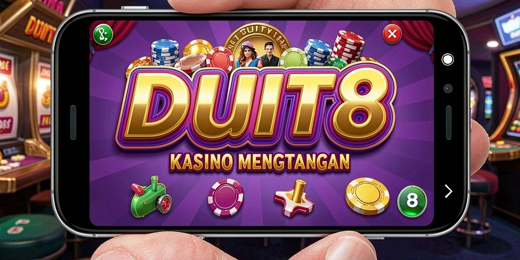 Tampilan gameplay menarik dari aplikasi Kasino DUIT8.