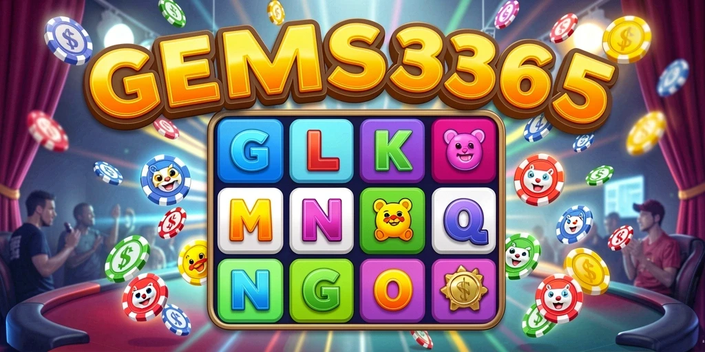 Screenshot utama GEMS365 menunjukkan gameplay Bingo yang mengasyikkan.