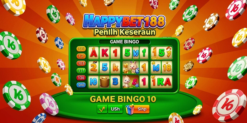 Gameplay seru dan interaktif dalam aplikasi Bingo HAPPYBET188.