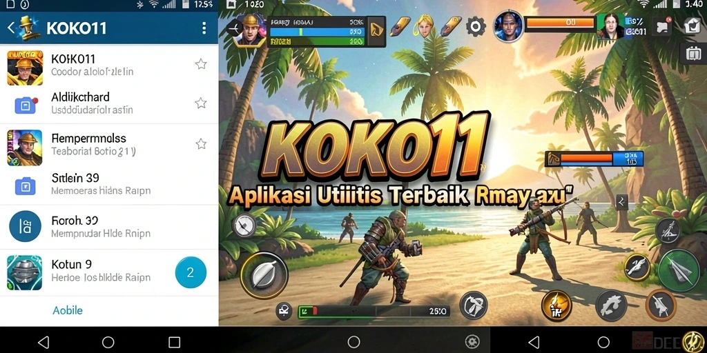 Tampilan utama KOKO11 dengan antarmuka yang ramah pengguna.
