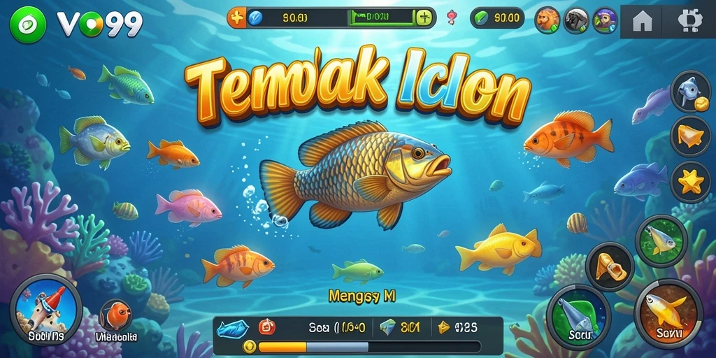 Gameplay menembak ikan yang mendebarkan.