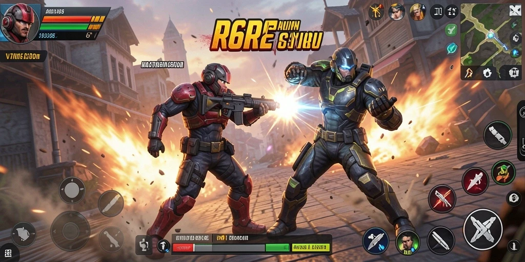 Screenshot R6R6 menunjukkan aksi seru dalam gameplay yang mendebarkan.