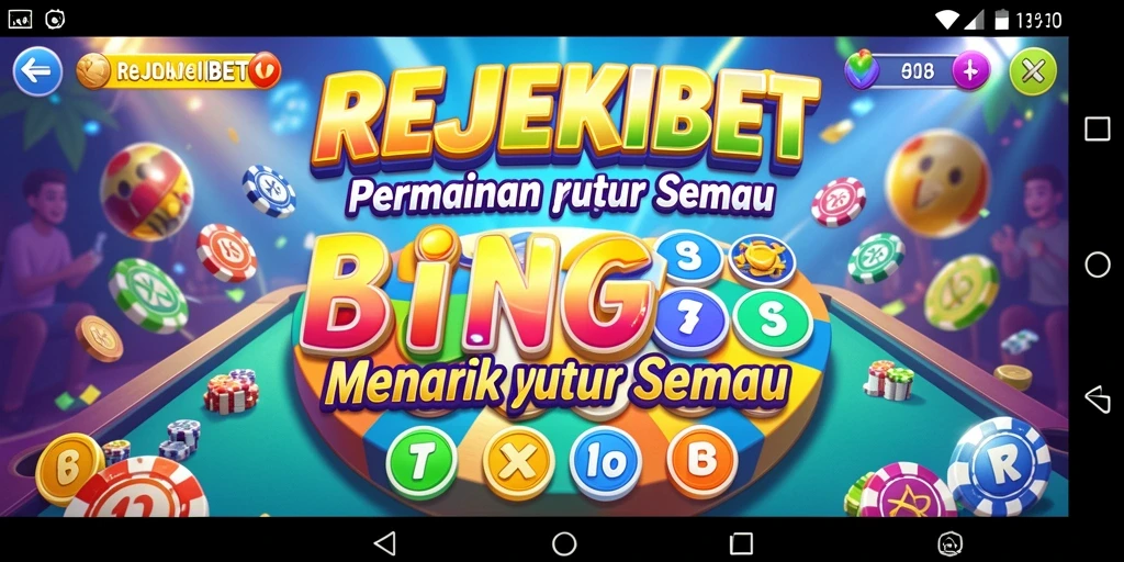 Screenshot gameplay REJEKIBET yang menunjukkan momen mendebarkan permainan Bingo.