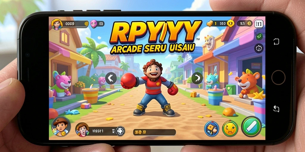 Tampilan permainan RPYYY yang penuh aksi dan seru.