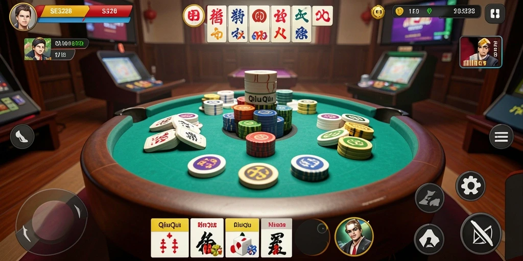 Tampilan gameplay QiuQiu yang menarik dan seru.