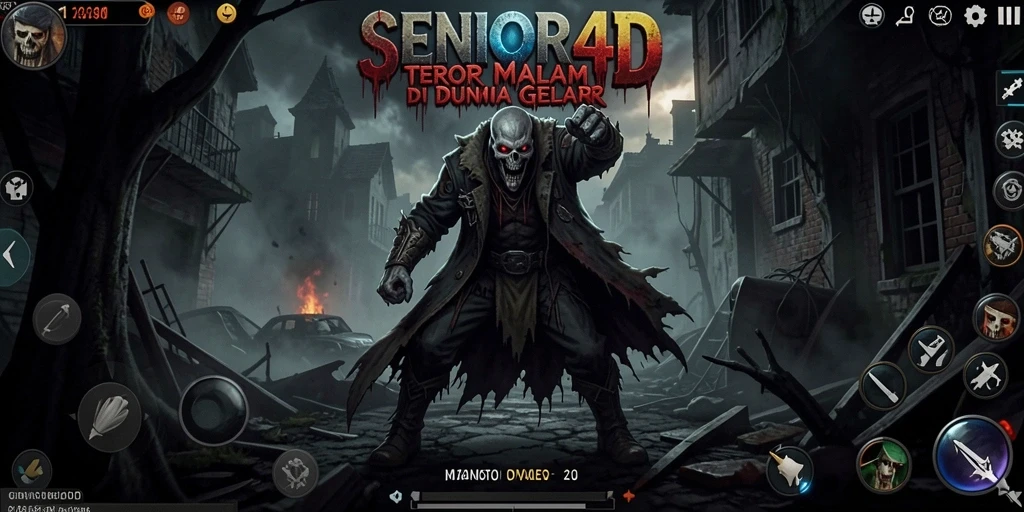 Gameplay menyeramkan SENIOR4D yang memacu adrenalin dan ketegangan.