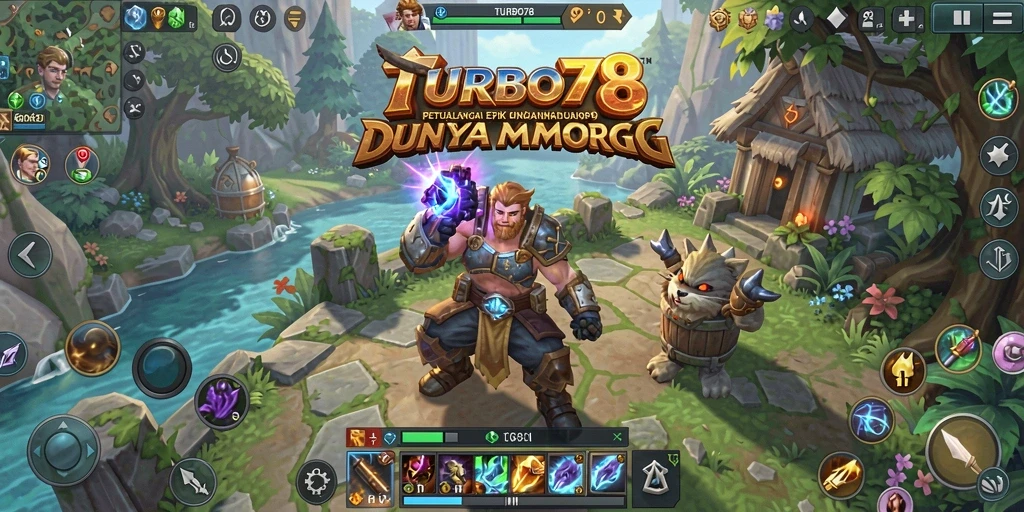 Tampilan gameplay seru dalam TURBO78 dengan aksi bertarung yang menegangkan.