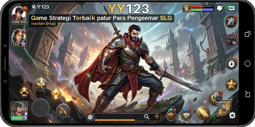 Tampilan gameplay menarik dari game SLG YY123.