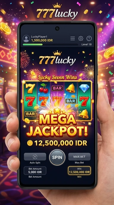 Tangkapan layar kategori aplikasi di 777lucky.
